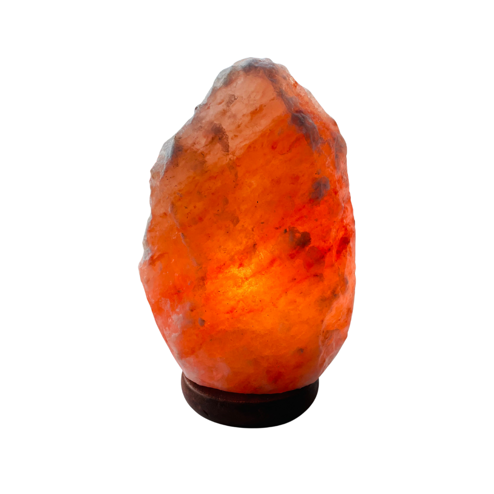 Himalaya Saltlampe 8-10 kg. med træfod