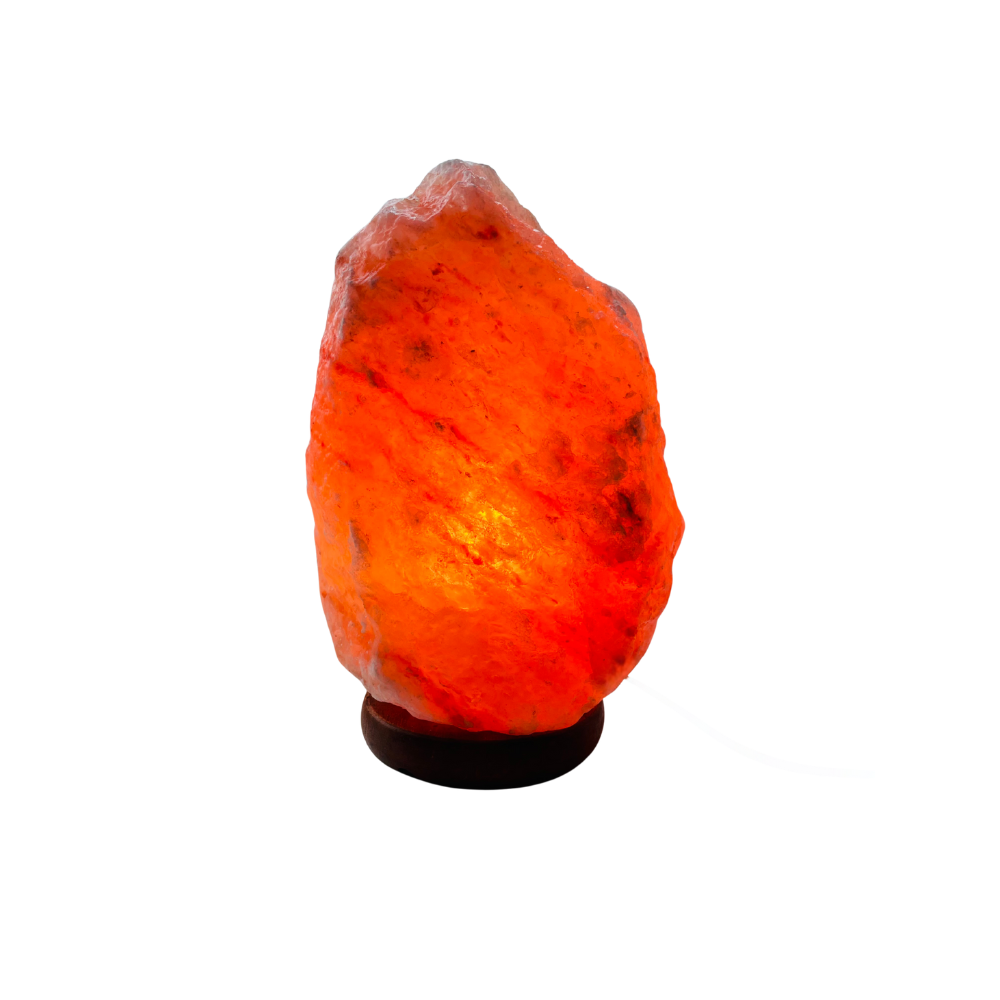 Himalaya Saltlampe 5-7 kg. med træfod